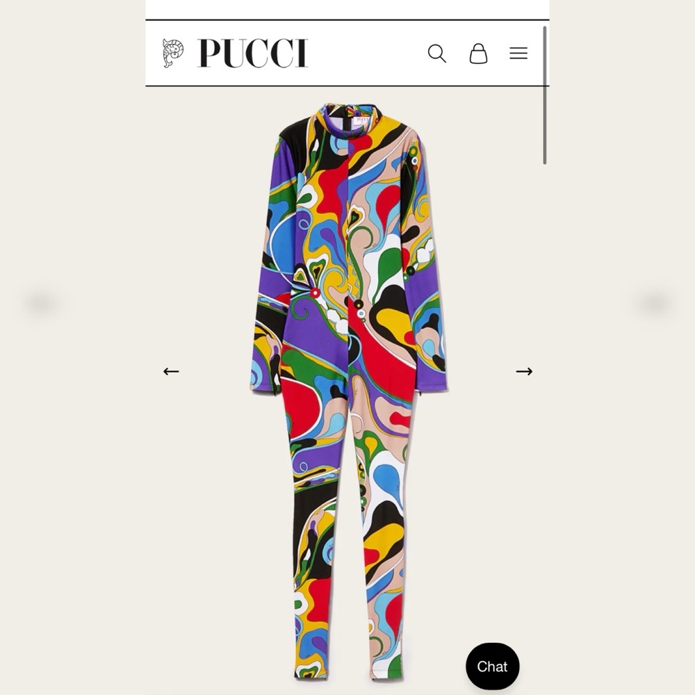 Emilio Pucci Orchidee - Print Jumpsuit